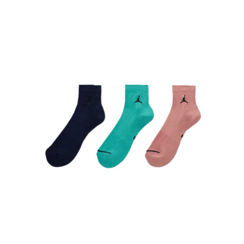 Jordan Crew Socks Unisex 3 Pack Multicolor