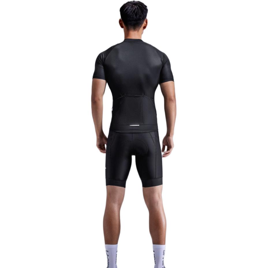 Li Ning Cycling Suits Men’s Black Set Crew Neck Thin