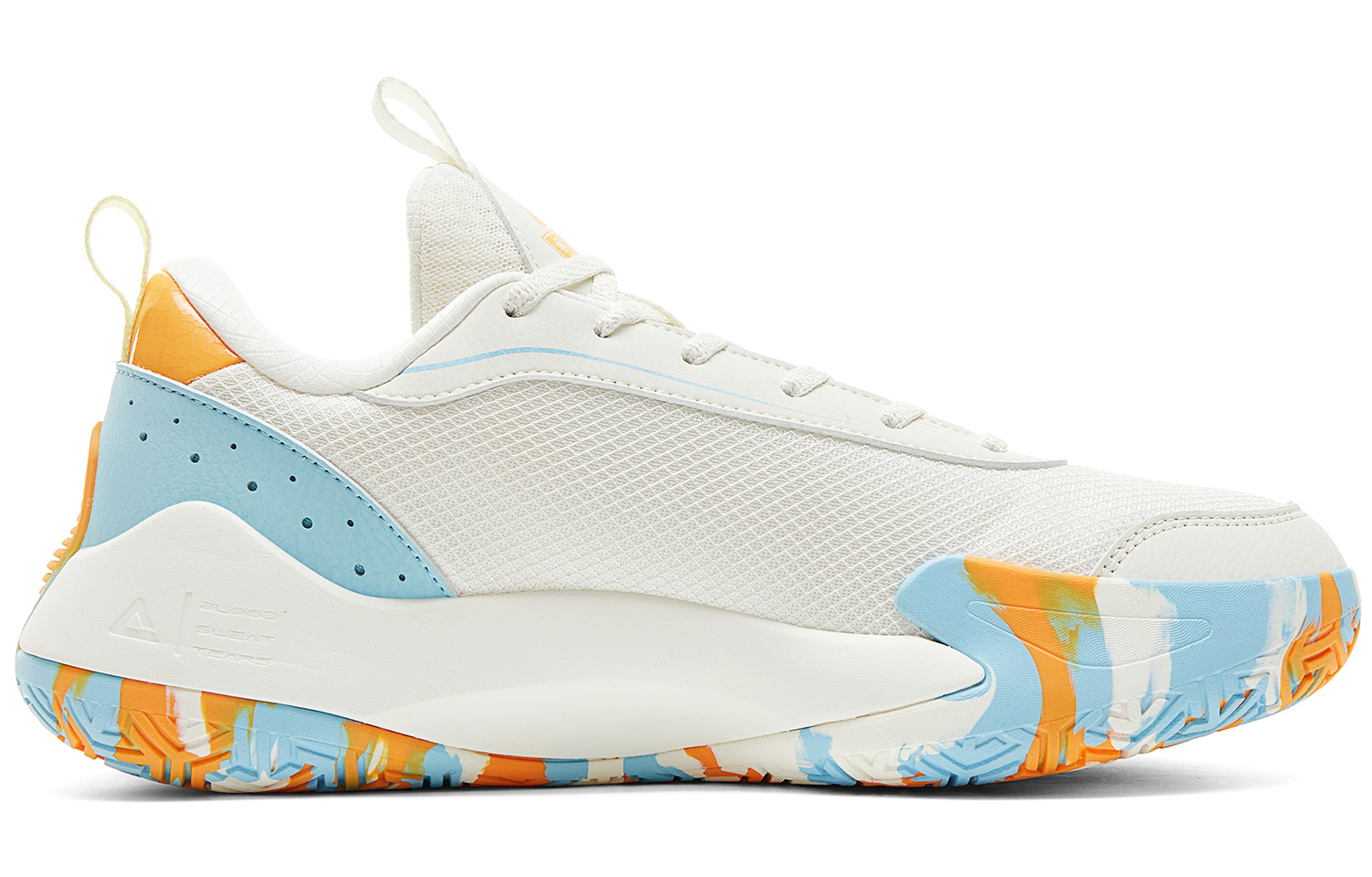 PEAK Fengji Taichi Low top Performance Basketball Shoes Men’s Super Light White Blue