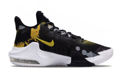 Nike Air Max Impact 3 Cushioning Coverage Abrasion Resistant Low top Basketball Shoes Men’s Black Gold White