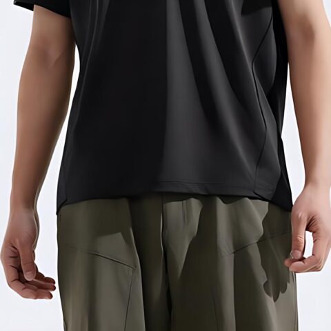 THE NORTH FACE SUN CHASE SS25 Quick Dry T Shirts Men’s Cosmic Black