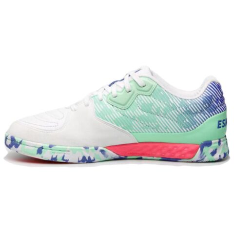 DECATHLON Slip Resistant Abrasion Resistant Slip Resistant Abrasion Resistant Soccer Shoes Men's White Pink