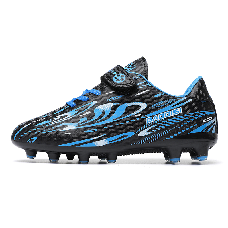 BIANSULONG FG Rubber Long Studs Soft Ground Cushioned Wear-Resistant Coverage Soccer Shoes Unisex