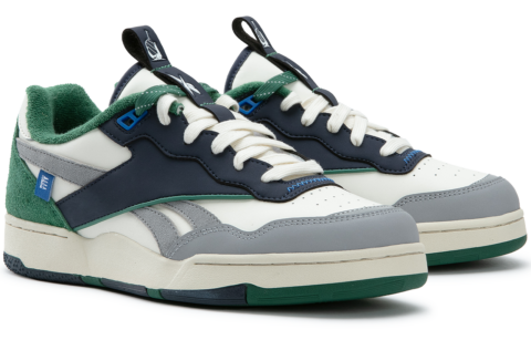 Nautica x Reebok BB4000 II Low top Vintage Basketball Shoes Unisex White/Dark Blue