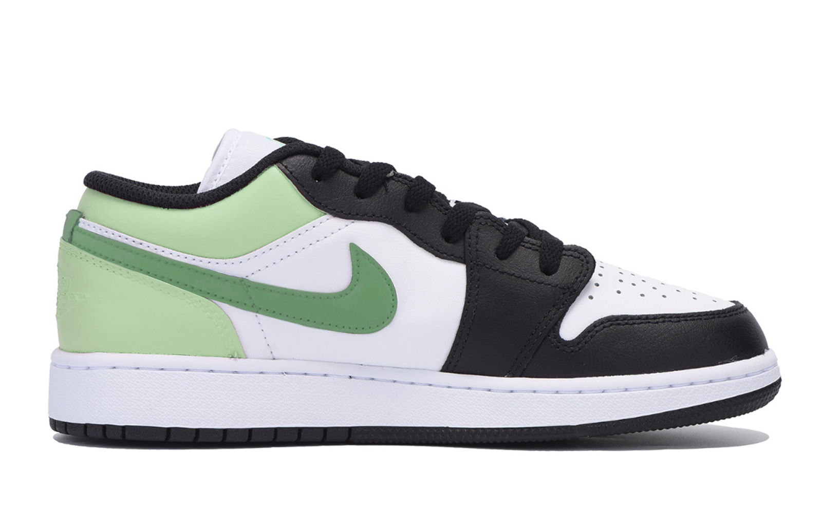 Jordan Air Jordan 1 Low top Vintage Basketball Shoes Men’s White Green