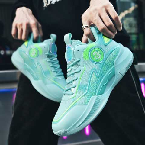 BIANSULONG Abrasion Resistant Coverage Rebound High top Basketball Shoes Unisex