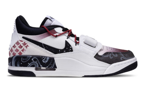 Jordan Legacy 312 Cushioning, Wear Resistant Low top Vintage Basketball Shoes Men’s Black Red