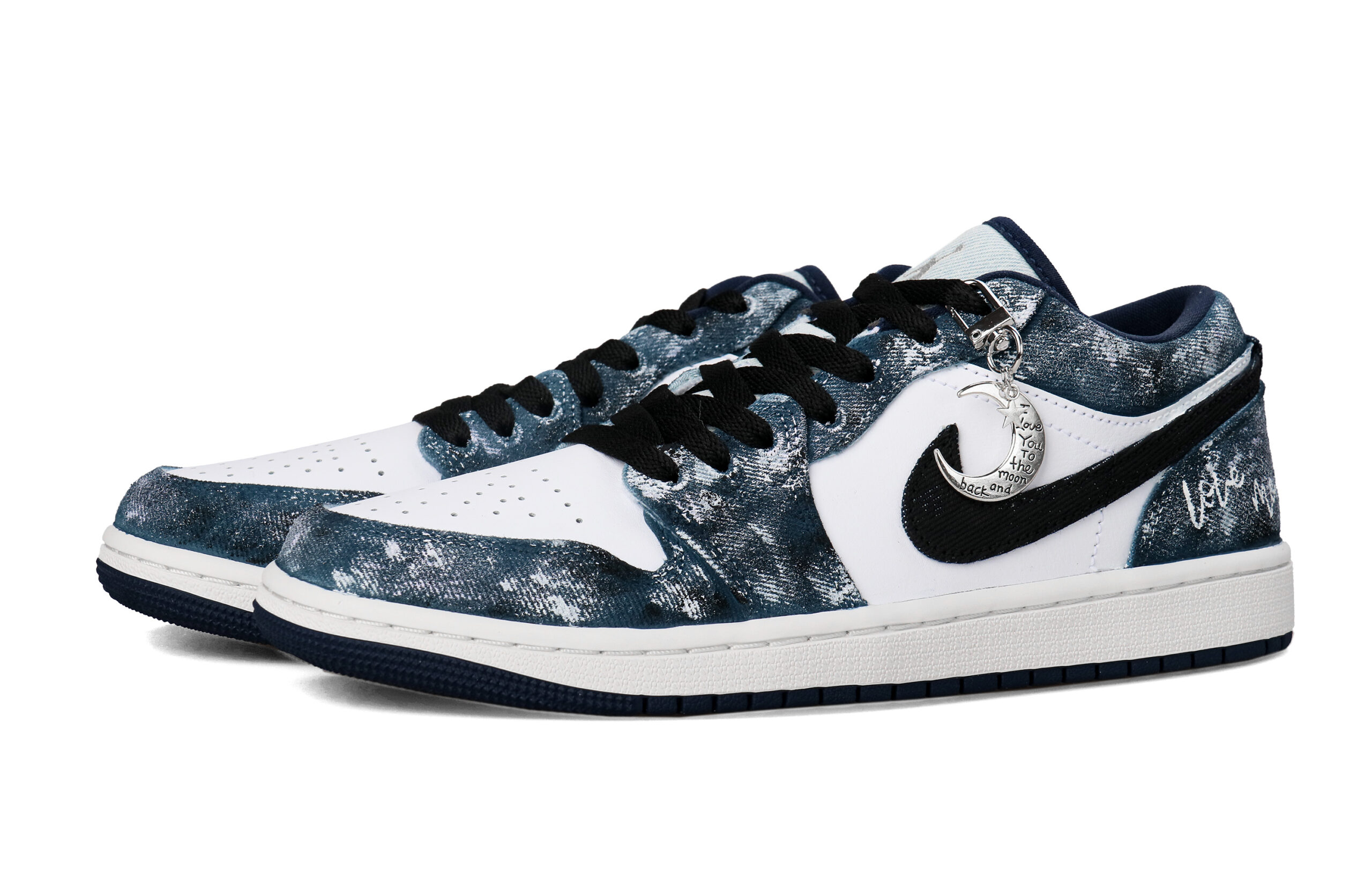 Jordan Air Jordan 1 Extreme Custom, Starlight Curtain Abrasion Resistant Abrasion Resistant Low top