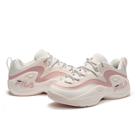 FILA FUSION Cushioning Low top Basketball Shoes Women’s White Pink