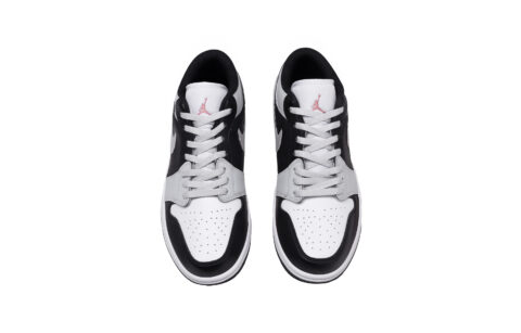 Jordan Air Jordan 1 Time Phantom Low top Vintage Basketball Shoes Men’s Black White Gray