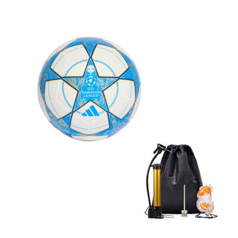 Adidas Size 34, Size 5, Size Soccer Ball Pu Machine Stitched Soccer Ball Unisex White Blue