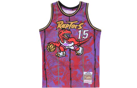 Mitchell & Ness Vince Carter Toronto Raptors 1998-99 Asian Heritage Swingman Jersey