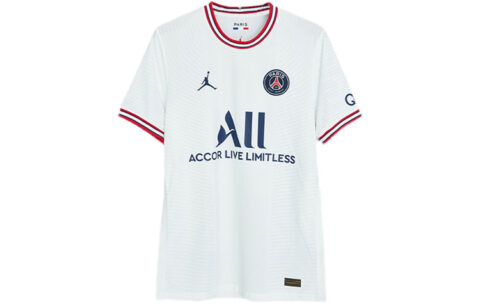 Jordan Soccer Jerseys Men's White Moderate Straight Fit
