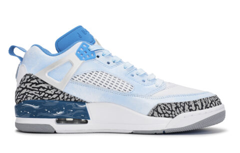 Jordan Spizike Vintage Basketball Shoes Unisex Low Top Black/White/Blue