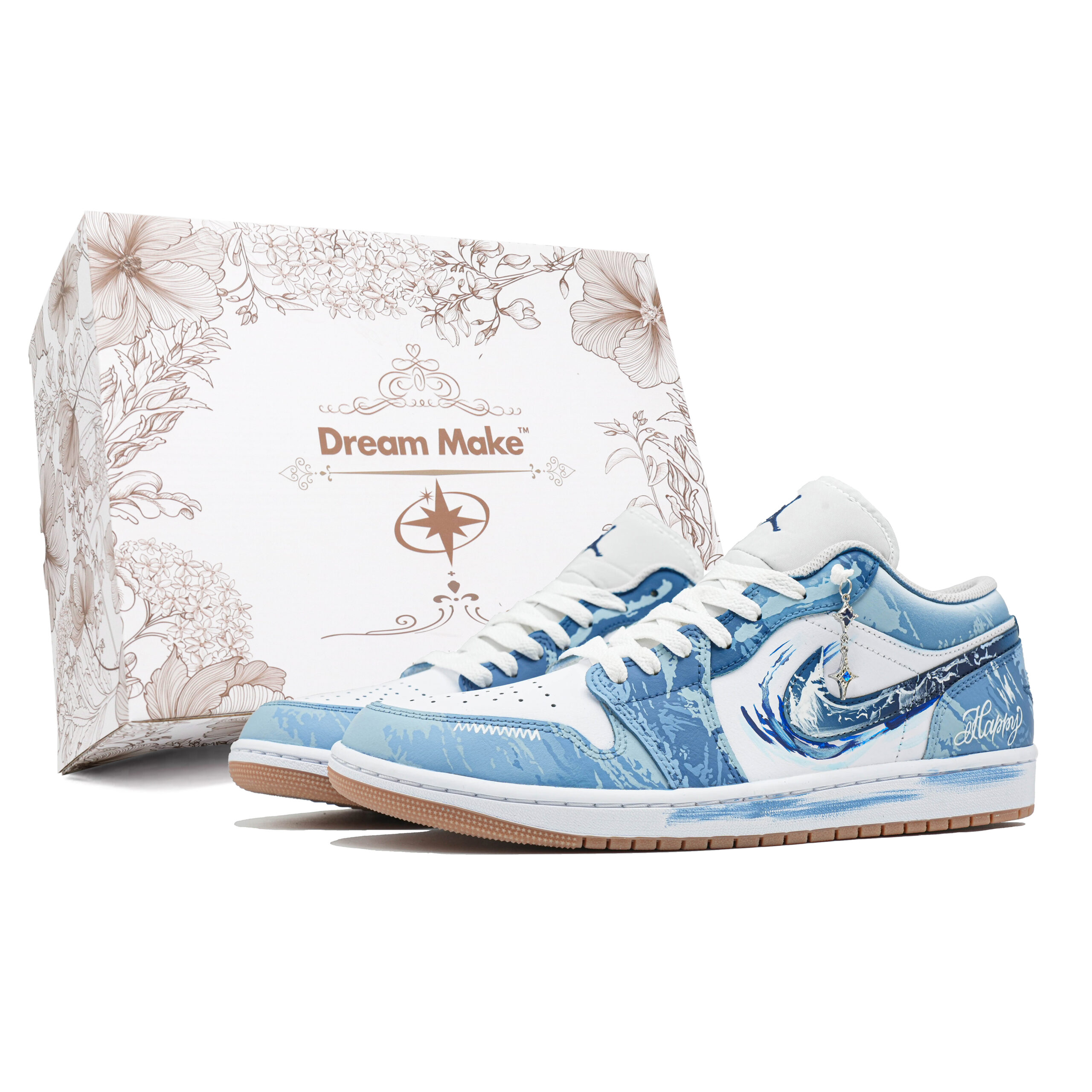 Jordan Air Jordan 1 Vintage Basketball Shoes Men's Low Top White