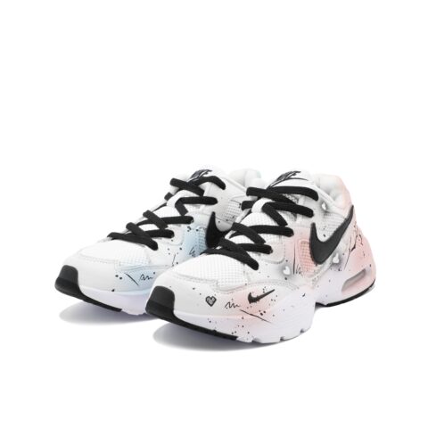 Nike Air Max Fusion Slip Resistant Abrasion Resistant Low top Running Shoes Women’s Red Blue