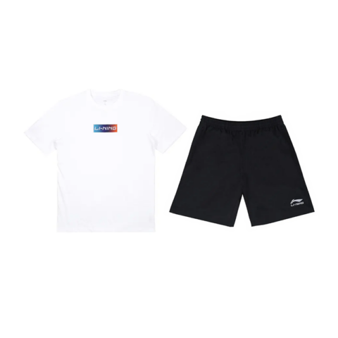 Li Ning Casual Sportswear Unisex White+Black
