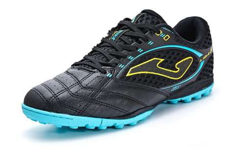 Joma TF Turf Slip Resistant Abrasion Resistant Soccer Shoes Men’s Black Blue