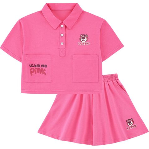 Disney Pre School Casual Sportswear Polo Collar Thin