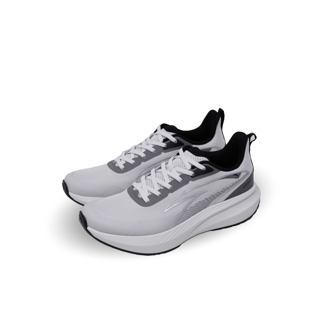 Anta Cloud Trace PRO Fabric Cushioning, Wear Resistant Low top Casual Running Shoes Men’s Cumulus Gray