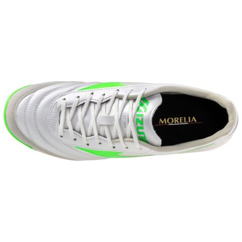 Mizuno TF Turf Slip Resistant Abrasion Resistant Soccer Shoes Unisex Silver Green
