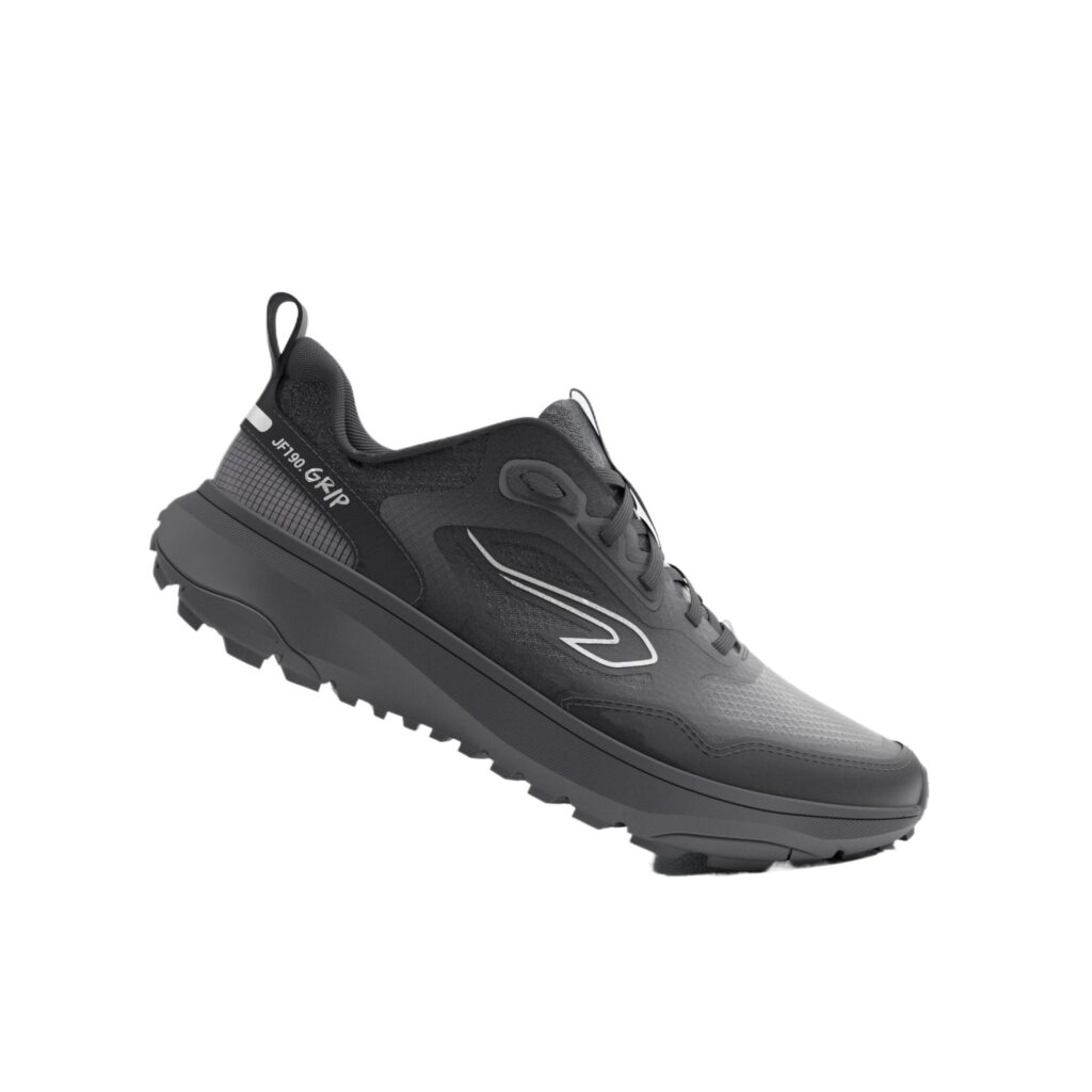 DECATHLON JOGFLOW 190 Slip Resistant Low top Running Shoes Men’s Smoky Black, Gray