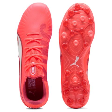 PUMA King Ultimate MG Multi Ground Soccer Shoes Unisex Red