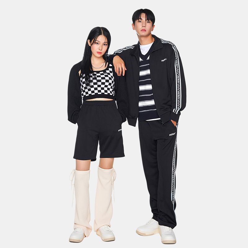 Nerdy Casual Sportswear Unisex Lapel Moderate
