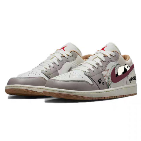 Jordan Air Jordan 1 Vintage Basketball Shoes Men’s Low Top White/Gray