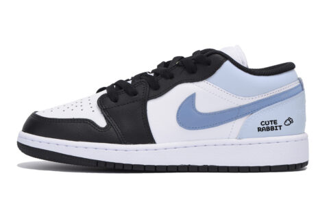 Jordan Air Jordan 1 Vintage Basketball Shoes Men’s Low Top White Blue