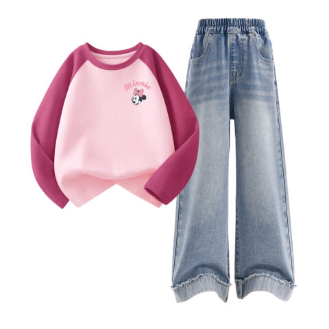 Disney Kids Casual Sportswear Crew Neck Moderate