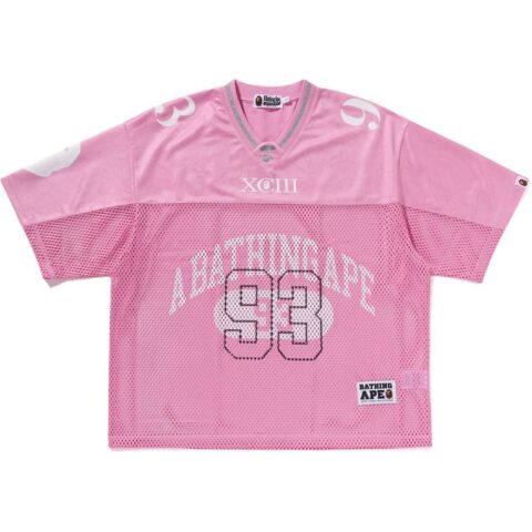 Bape Line Camo Multi Logo Relaxed Fit Football Jersey