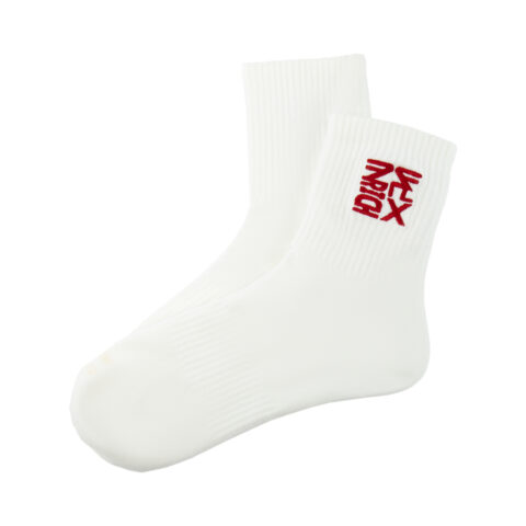 Li Ning Rijin Doujin Collection Crew Socks Unisex 1 Pack Ecru