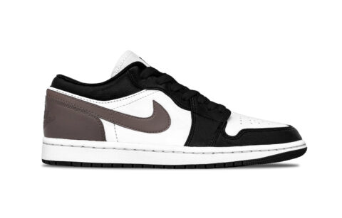 Jordan Air Jordan 1 Maillard Style Cocoa Abrasion Resistant Low top Vintage Basketball Shoes Unisex Black Brown
