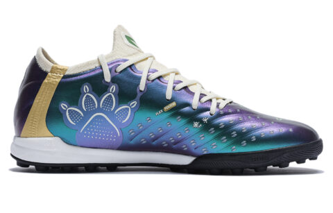 KELME Master 2.0 TF Turf Artificial Turf Cushioning, Wear Resistant Soccer Shoes Unisex Starry Sky Purple