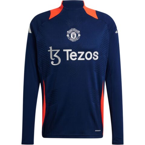 Adidas Manchester UnitedTiro 24 MANCHESTER UNITED TIRO 24 PRO TOP Soccer Jersey Men's Dark Indigo