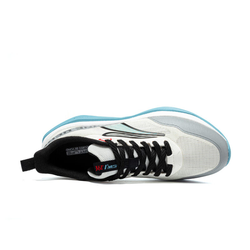 361° Wander Low top Casual Racing Running Shoes Men’s White Blue Gray