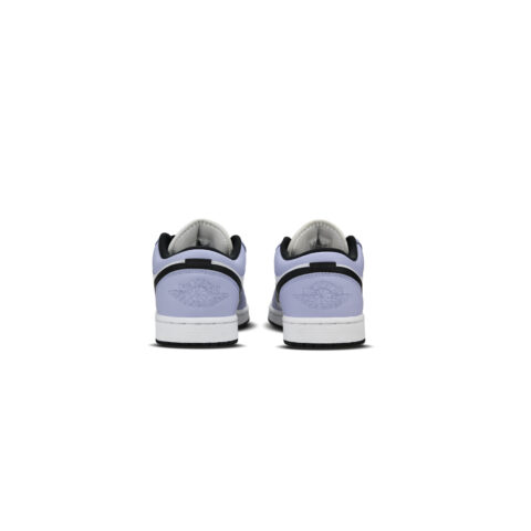 Jordan Air Jordan 1 Abrasion Resistant Low top Vintage Basketball Shoes Unisex White Purple