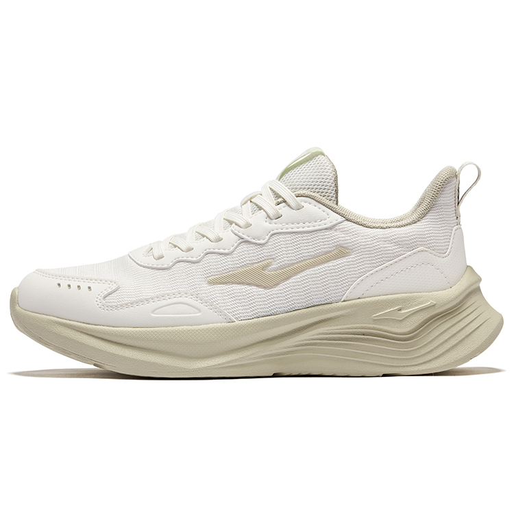 Erke Beling Cushioning Abrasion Resistant Low top Running Shoes Women’s White