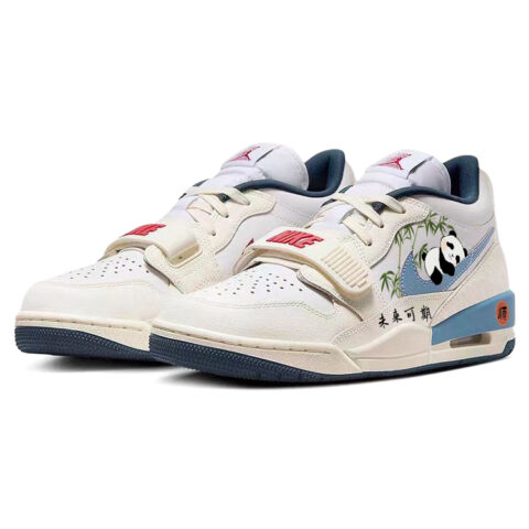 Jordan Legacy 312 Vintage Basketball Shoes Unisex Low Top Blue/White