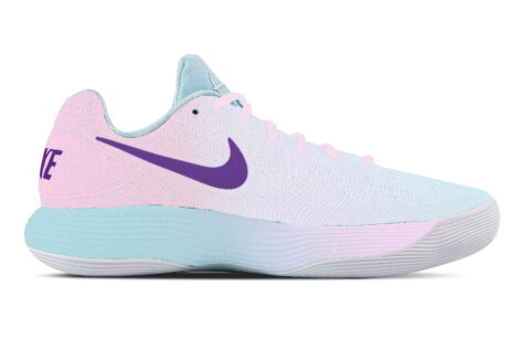 Nike Hyperdunk 2017 Size 24 Pink Snake Cushioning Coverage Support Low top Basketball Shoes Men’s