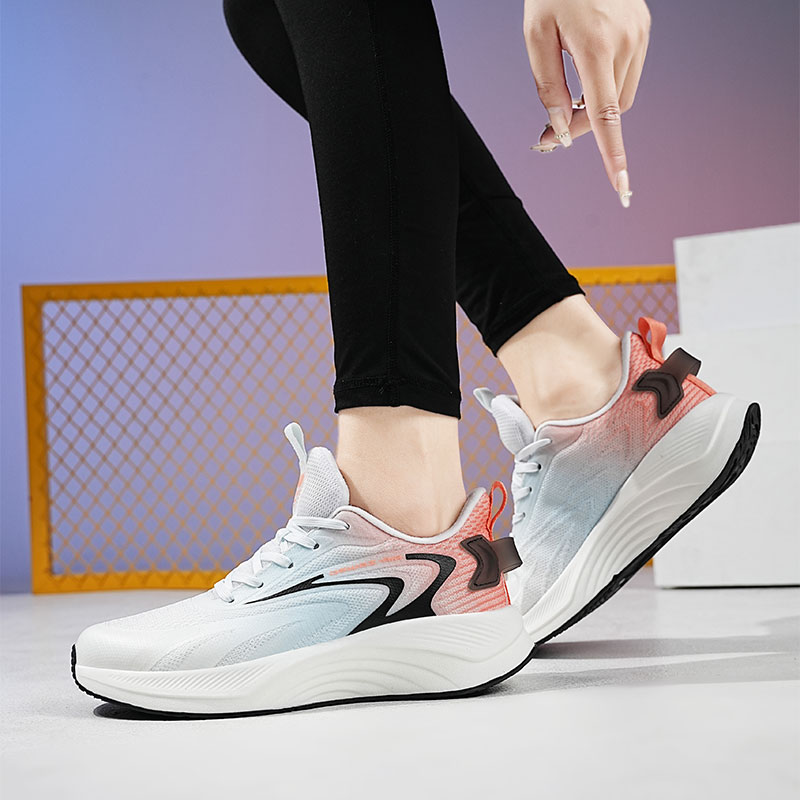 JSWEI Cushioning Slip Resistant Breathable Low top Casual Running Shoes Women’s