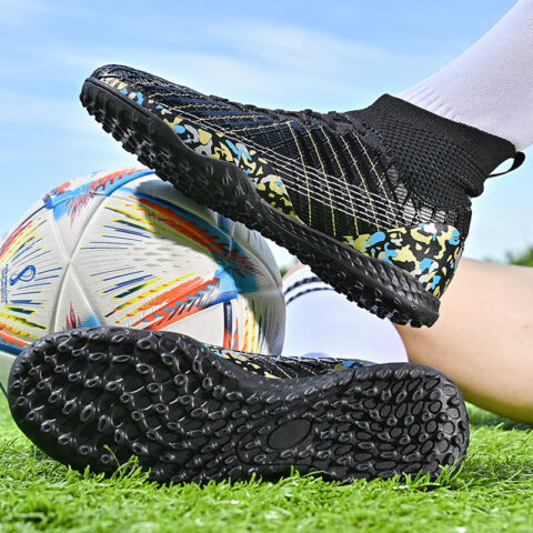 BIANSULONG FG Firm Ground Artificial Turf Abrasion Resistant Coverage Impact Resistant Soccer Shoes Unisex