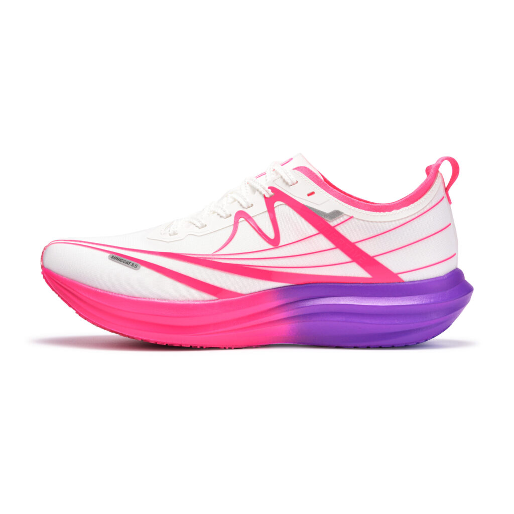 YINSUMAO Mesh Cushioning Slip Resistant Abrasion Resistant Breathable Training Running Shoes Unisex Aurora Purple