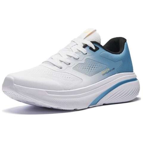 Anta Variety Training Collection Cushioning Abrasion Resistant Lightweight Low top Training Shoes Men’s White Blue
