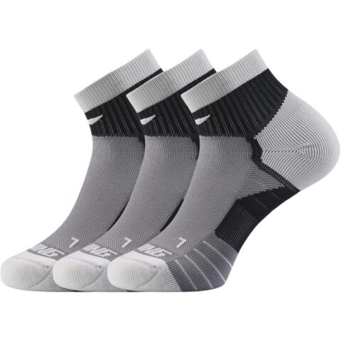 Li Ning Running Socks Unisex 3 Pack Black Gray