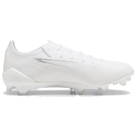 PUMA ULTRA 5 ULTIMATE Abrasion Resistant Soccer Shoes Unisex White