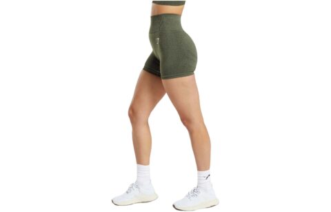 GYMSHARK Sports Shorts Women’s Basic Green Marlstone