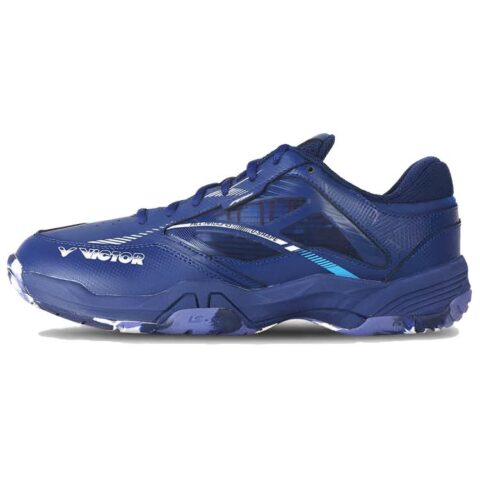 VICTOR Slip Resistant Abrasion Resistant Low top Badminton Shoes Unisex Blue