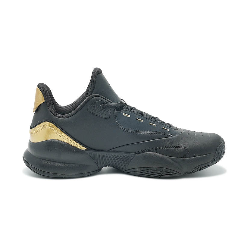 QIAODAN Wending Cushioning Slip Resistant Abrasion Resistant Lightweight Rebound Low top Basketball Shoes Men’s